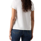 T-shirt manica corta the perfect maya fuzzy bianco
