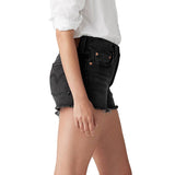 Short 501 high rise denim nero