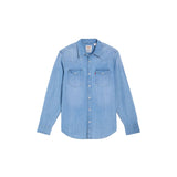 Camicia manica lunga Barstow western denim chiaro