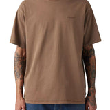 T-shirt manica corta red tab marrone