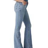 Jeans 725 high rise bootcut denim chiaro