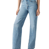 Jeans ribcage wide leg denim chiaro
