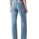 Jeans ribcage wide leg denim chiaro