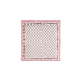 Foulard logo monogram rosa