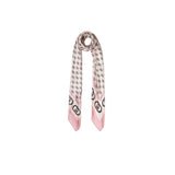 Foulard logo monogram rosa