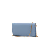 Portafogli modello pochette celeste