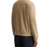 Giubbino con zip taupe