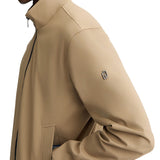 Giubbino con zip taupe