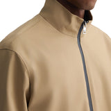 Giubbino con zip taupe