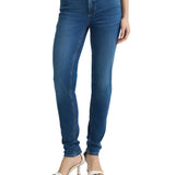 Jeans skinny a vita alta modello Divine denim medio