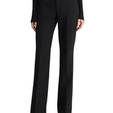 Pantaloni chino con strass nero