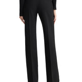 Pantaloni chino con strass nero