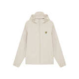 Giubbino con zip e cappuccio beige