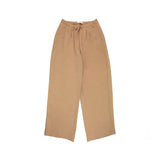 Pantalone chino misto lino tabacco