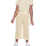 Pantalone chino lavorato latte