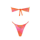 Bikini Ambre fantasia arancio