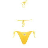 Bikini Kate in tulle giallo