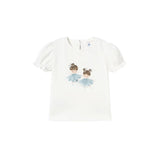 Completo due pezzi (t-shirt+gonna) blu multi