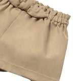 Completo due pezzi (t-shirt+short) misto cotone biscotto