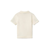 Polo manica corta tricot crema