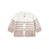Completo tre pezzi (cardigan+ t-shirt+short) avena