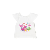 Completo tre pezzi (2 t-shirt+short) fucsia