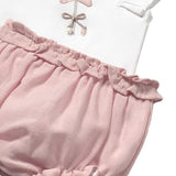 Completo due pezzi (t-shirt+short) rosa