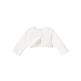 Cardigan con bottoni cerimonia naturale