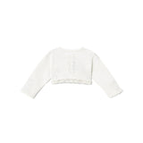 Cardigan con bottoni cerimonia naturale