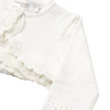 Cardigan con bottoni cerimonia naturale