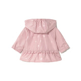 Giubbino con zip e cappuccio reversibile rosa