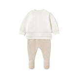Completo due pezzi (maglia+gambaletto) beige