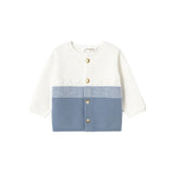 Completo 3 pezzi (cardigan+t-shirt+gambaletto) blu