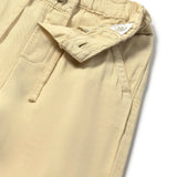 Pantalone chino relaxed lino beige