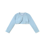 Bolerino tricot celeste