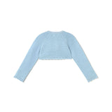 Bolerino tricot celeste