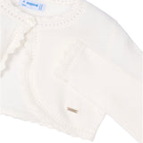 Bolerino basic tricot ecrù