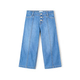 Jeans a palazzo blu medio
