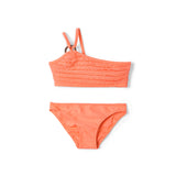 Bikini combinato volant arancio
