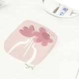 Complero tre pezzi (cardigan+t-shirt+short) champagne