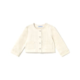 Complero tre pezzi (cardigan+t-shirt+short) champagne