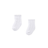 Set due pezzi calzini cotone bianco