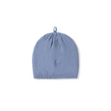 Cappello in maglia tricot blu
