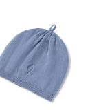 Cappello in maglia tricot blu