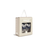 Sneakers con inserti a contrasto bianco/blu