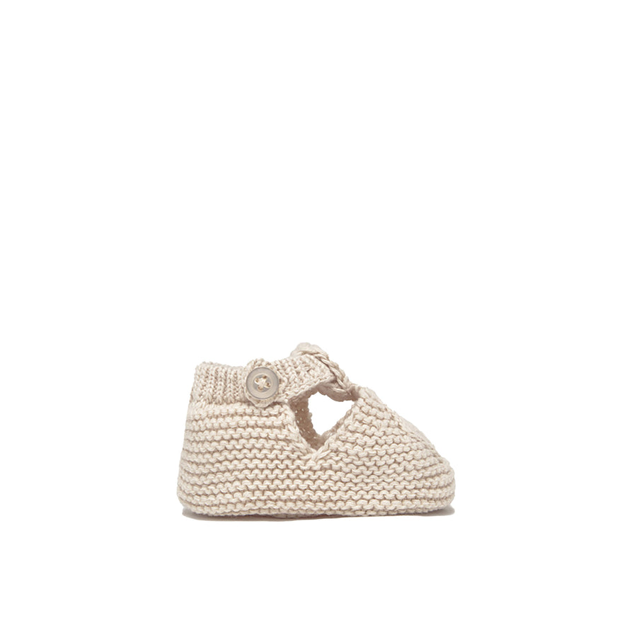 Scarpine tricot beige