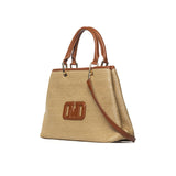 Borsa a mano Brooke Straw natural/cuoio