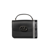 Borsa a mano flat Ear nero/oro