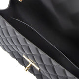 Borsa a spalla flat Falcon nero/oro