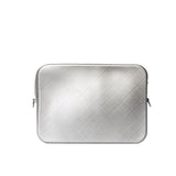 Borsa a spalla flat Flowe grigio/argento